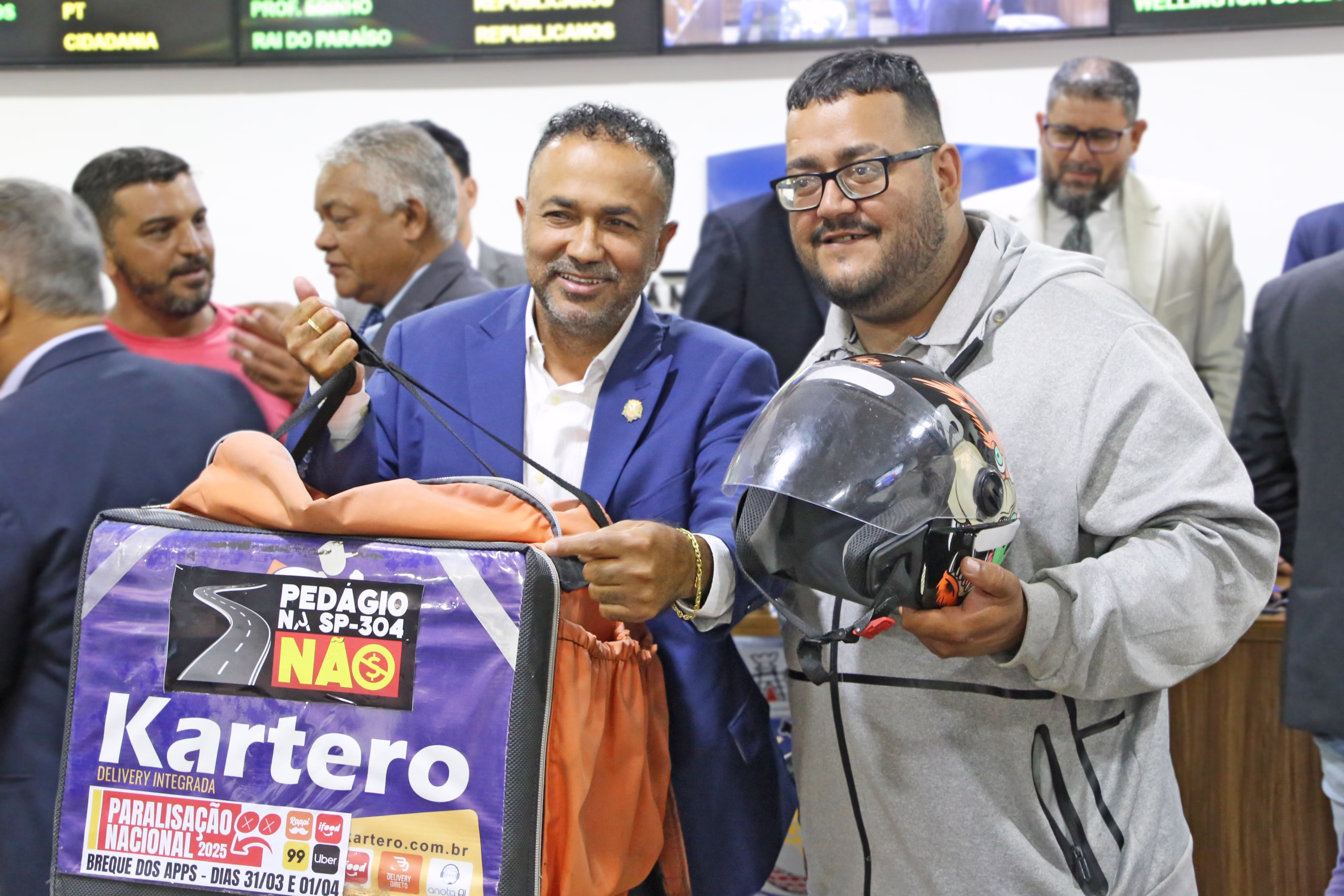 Presidente Hélio Silva Apresenta Projetos Em Benefício De Motoboys E Entregadores De Sumaré