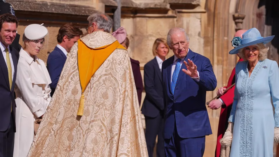 A Páscoa Da Família Real Britânica Sem William E Kate