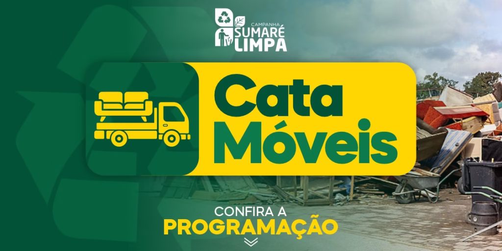 Prefeitura de Sumaré divulga cronograma do Cata-Móveis
