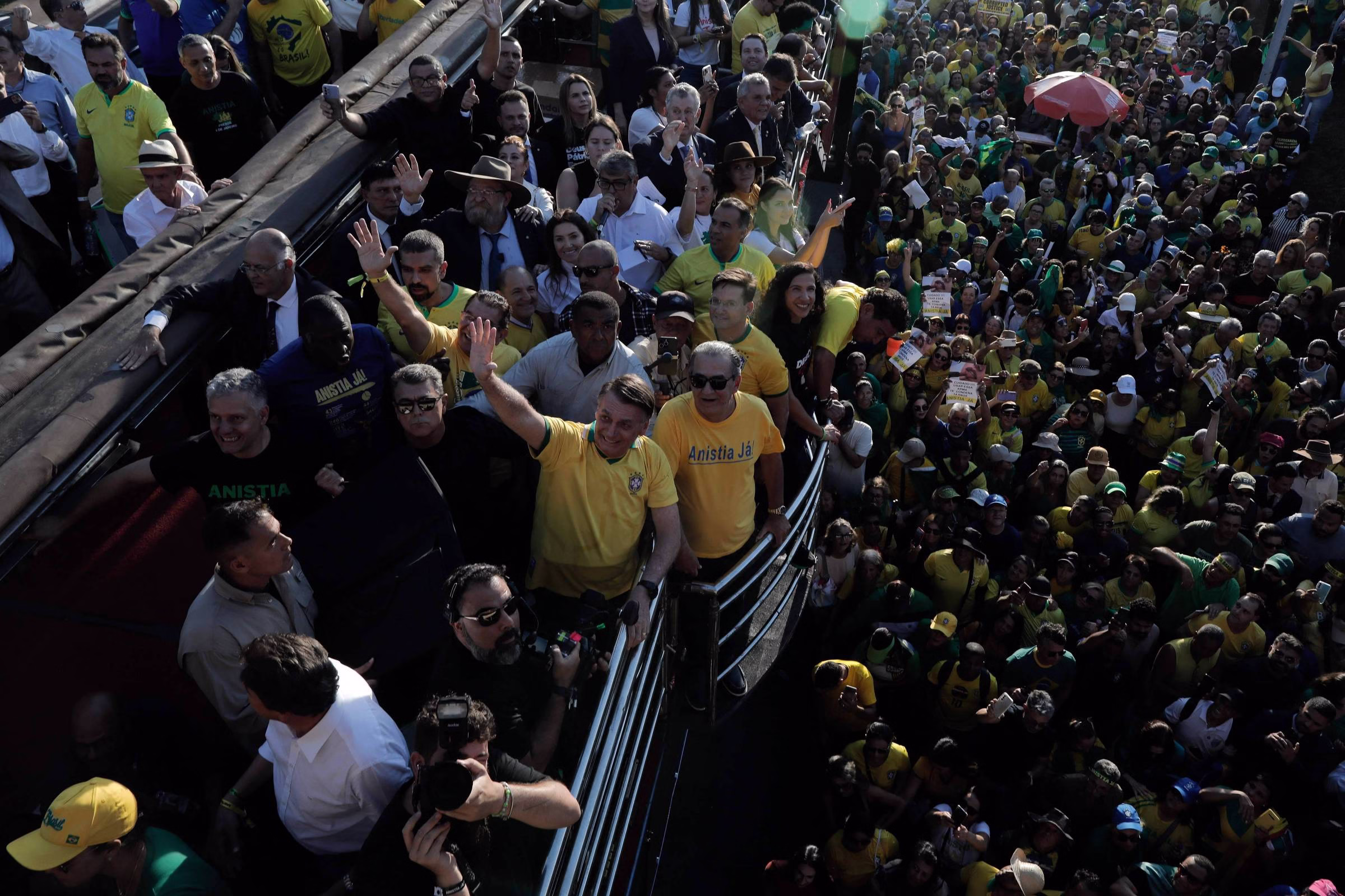 Bolsonaro Vai A Ato Por Anistia Em Brasília - 07/05/2025 - Poder
