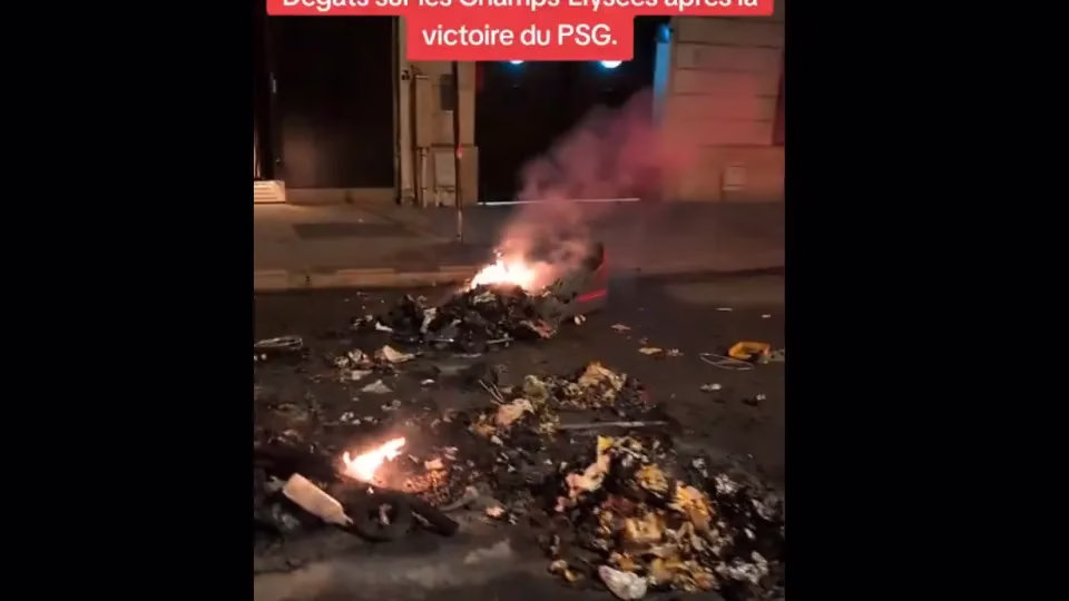 Imagens Mostram Rastro De Destruição Provocado Pelos Torcedores Do Psg