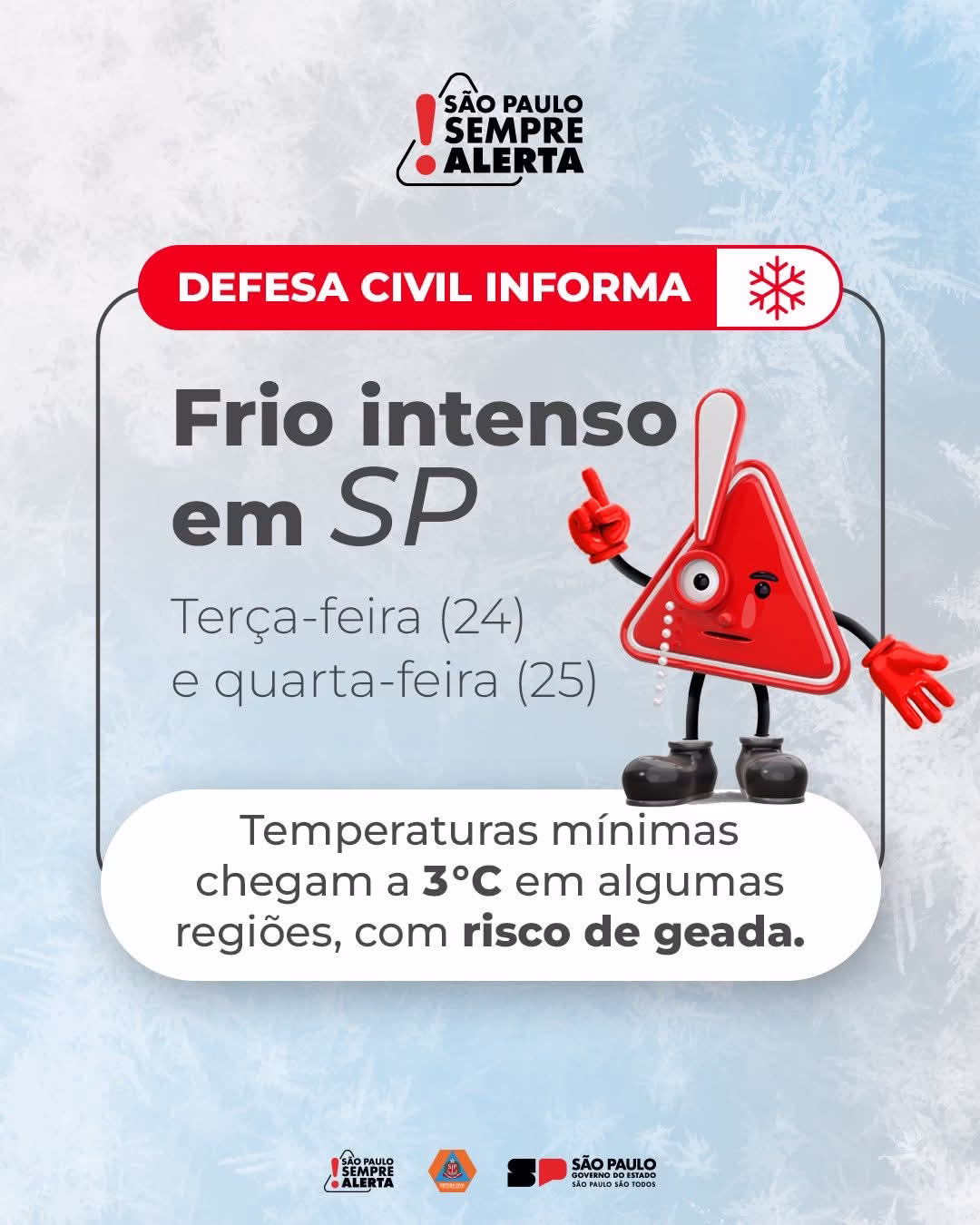 Alerta De Frio Intenso Em Sp!