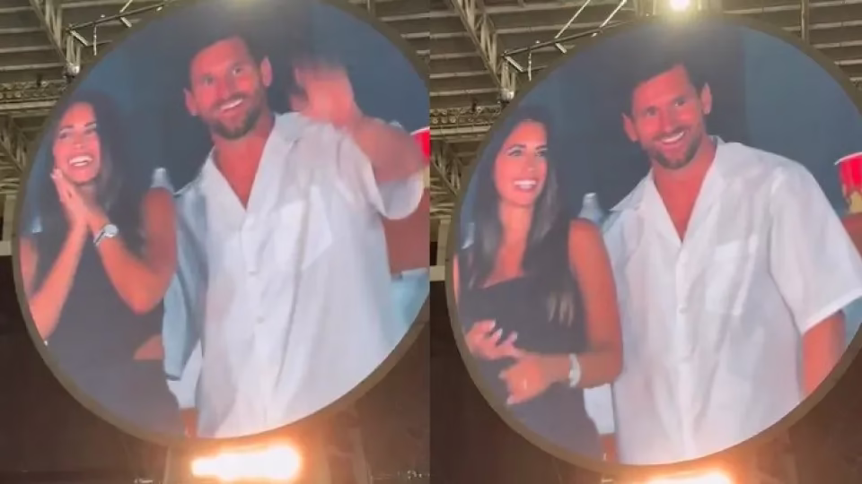 Após Flagra De Traição, Coldplay Destaca Messi E Antonela Na Kiss Cam
