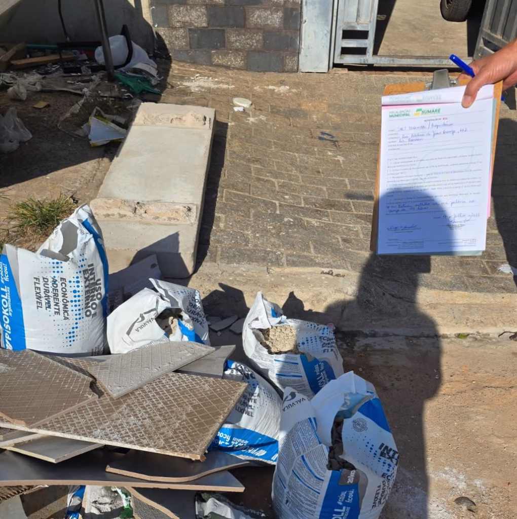 Mutirão Sumaré Limpa encerra semana com 60 novas notificações em seis regiões da cidade