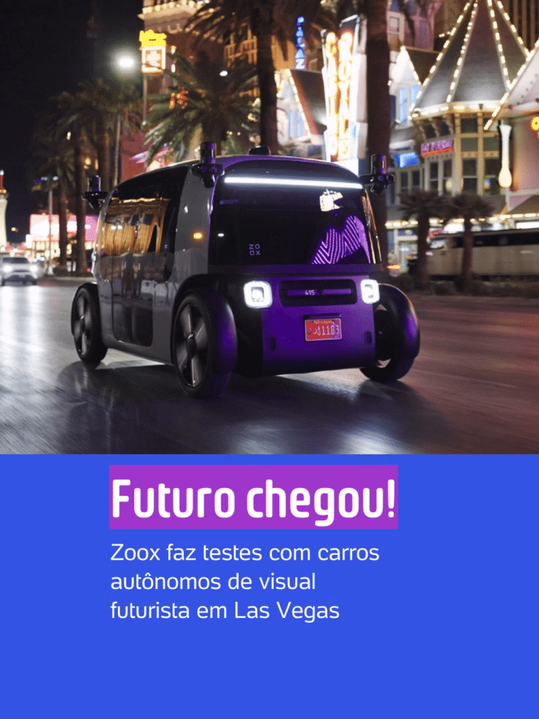 Amazon desafia Google e Tesla com carros autônomos futuristas em Las Vegas